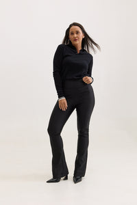 Calça Bailarina Malha Supreme Lorena - Preta