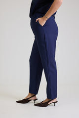 Calça Alfaiataria Feminina Marinho Eliana