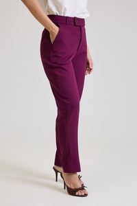 Calça Alfaiataria Feminina Eliana - Ameixa