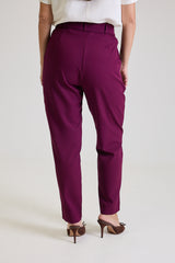 Calça Alfaiataria Feminina Eliana - Ameixa