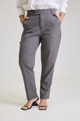 Calça Alfaiataria Feminina Cinza Eliana