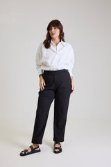 Calça Alfaiataria Feminina Preta Eliana