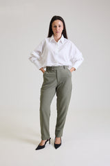 Calça Alfaiataria Feminina Eliana - Verde Oliva