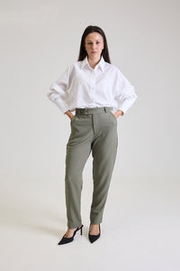 Calça Alfaiataria Feminina Eliana - Verde Oliva