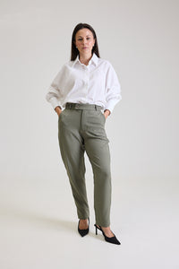 Calça Alfaiataria Feminina Eliana - Verde Oliva
