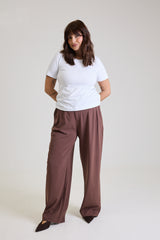 T-shirt Feminina Algodão com Elastano Nina - Branco