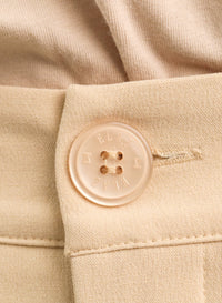 Calça Alfaiataria Feminina Luma - Bege