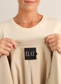 Blazer Feminino Transpassado Luma - Bege