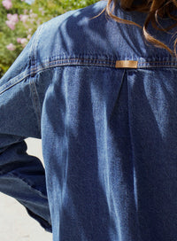 Camisa Jeans Oversized Morgan