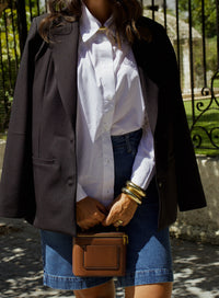 Blazer de Alfaiataria Preto Maitê