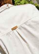Camisa Jeans Oversized Morgan Off White