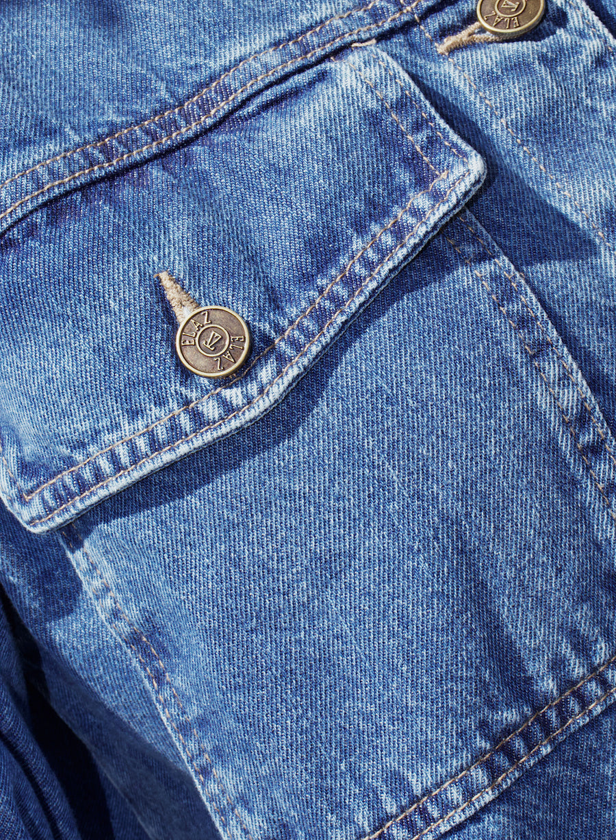 Camisa Jeans Oversized Morgan