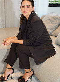 Blazer de Alfaiataria Preto Maitê