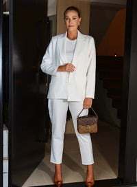 Blazer de Alfaiataria Off White Maitê