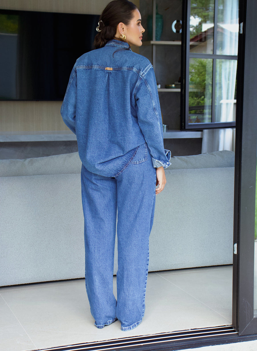 Calça Jeans Reta Lily