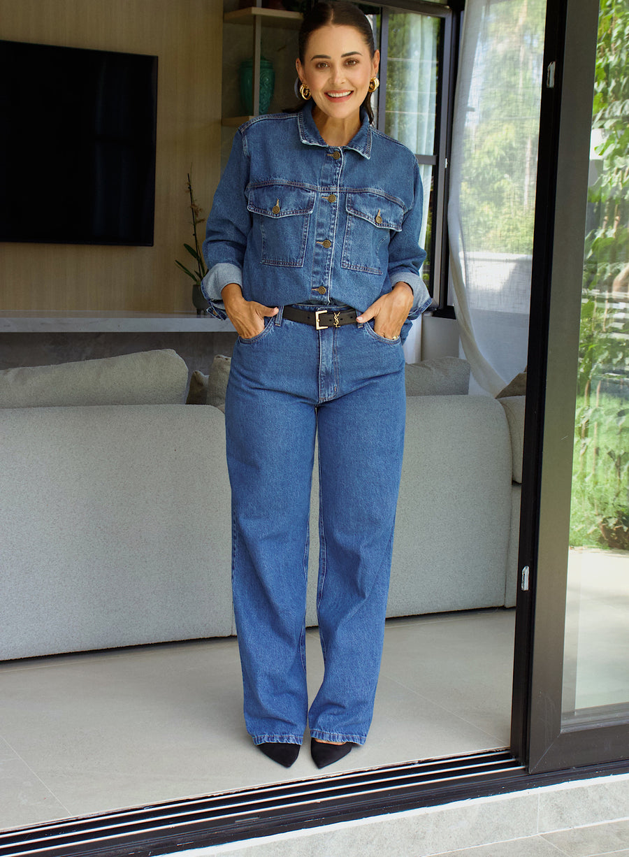 Calça Jeans Reta Lily