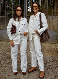 Calça Jeans Off White Reta Lily