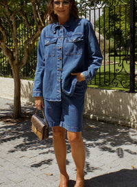 Camisa Jeans Oversized Morgan