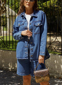 Camisa Jeans Oversized Morgan