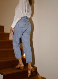 Calça Jeans Claro Carrot Lucy