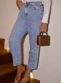 Calça Jeans Claro Carrot Lucy