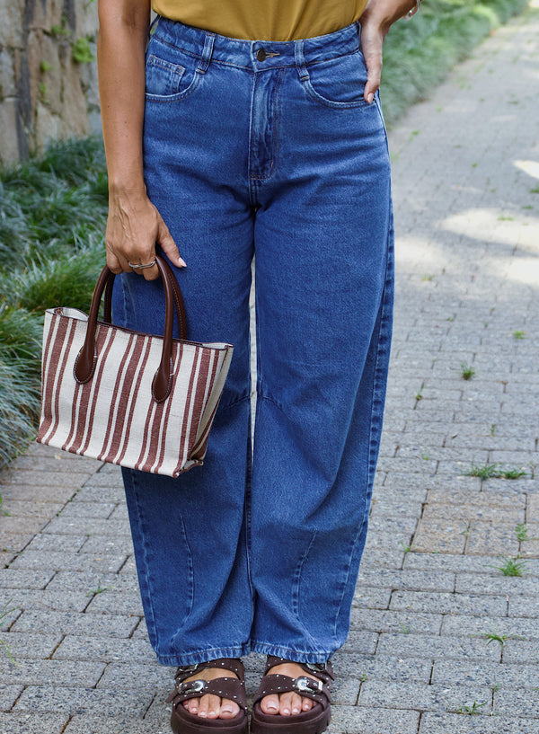 Calça Jeans Barrel Sophie