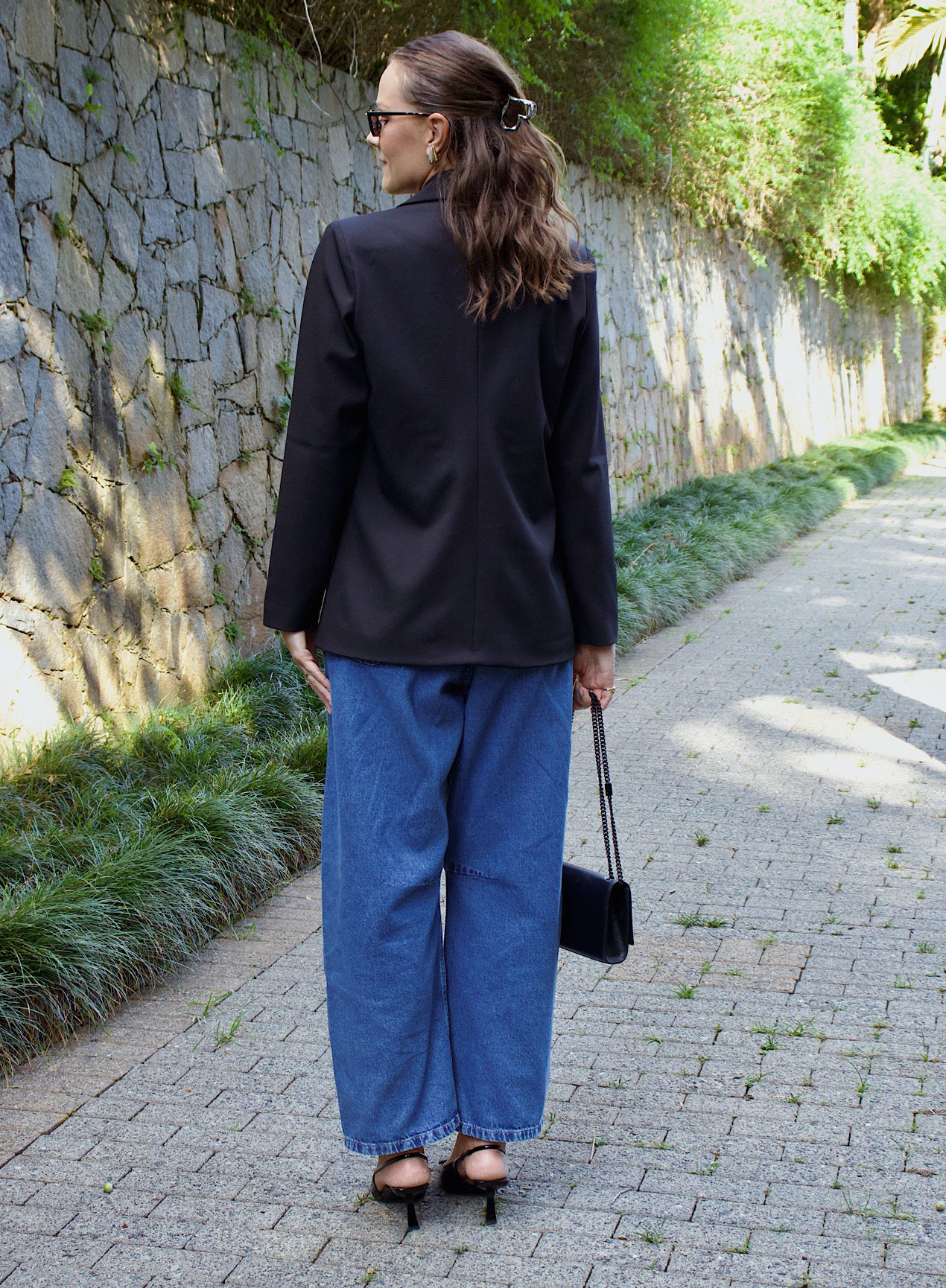 Blazer de Alfaiataria Preto Maitê