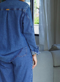 Camisa Jeans Oversized Morgan