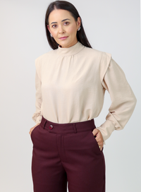 Calça Alfaiataria Feminina Eliana Vinho