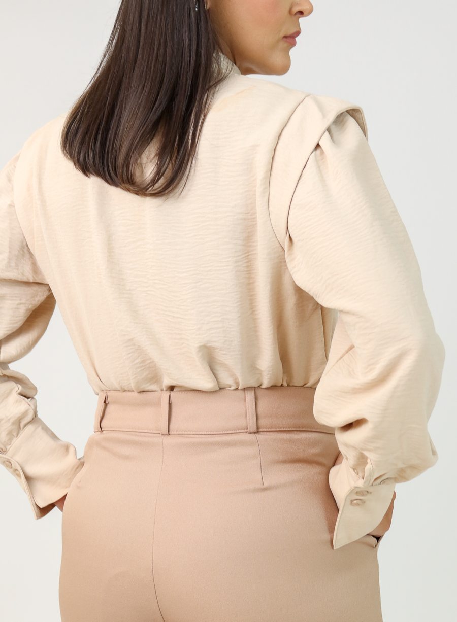 Calça Alfaiataria Feminina Caramelo Eliana