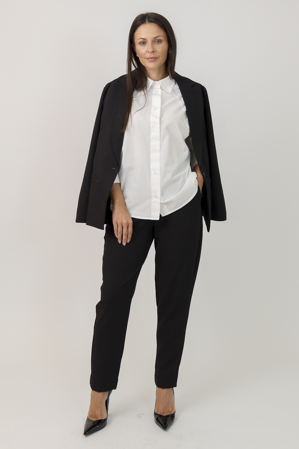 Blazer de Alfaiataria Preto Maitê