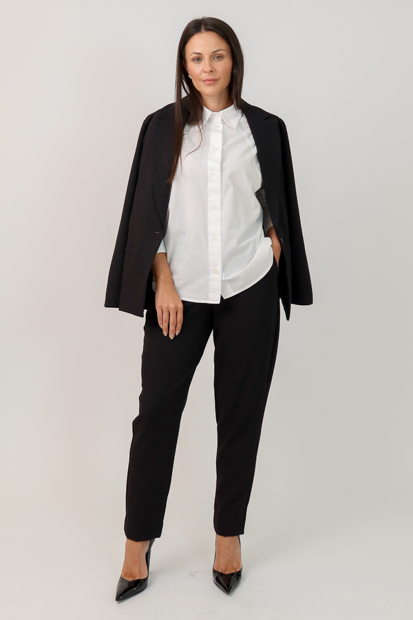 Calça Alfaiataria Feminina Preta Eliana