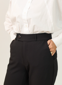 Calça Alfaiataria Feminina Preta Eliana