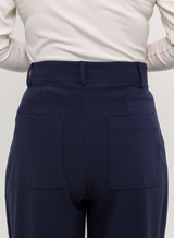 Calça Alfaiataria Feminina Luma - Marinho