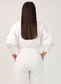 Calça Alfaiataria Feminina Off White Eliana