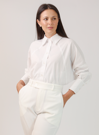 Calça Alfaiataria Feminina Off White Eliana