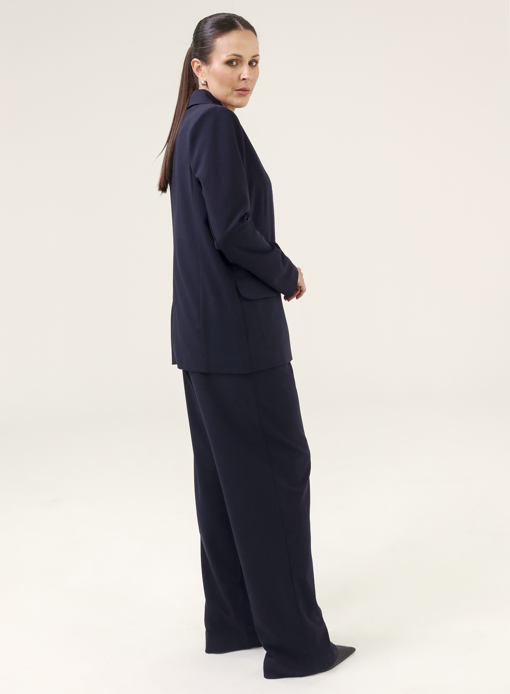 Calça Alfaiataria Feminina Luma - Marinho
